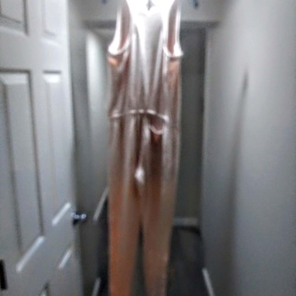Medium Vintage Havana Mauve French  Terry Jumpsuit - Picture 4 of 12